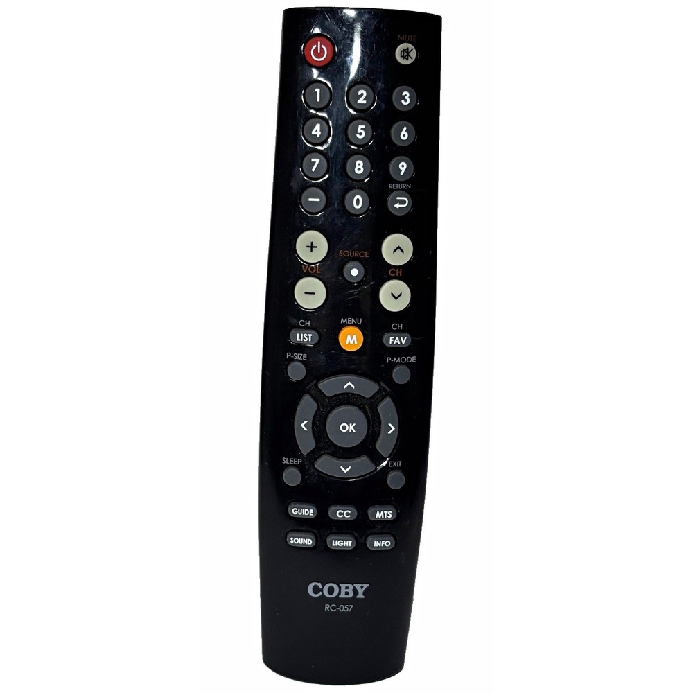 Genuine COBY RC-057 TV Remote Control OEM Replacement Tested Working